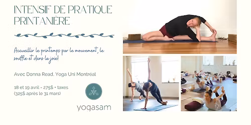 Intensif de pratique printani\u00e8re 