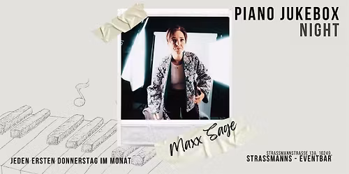 Dein Song, Deine B\u00fchne: Die PIANO JUKEBOXX mit Maxx Sage