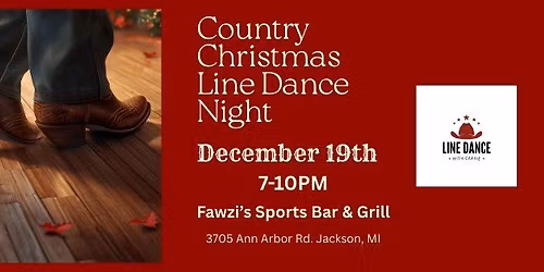 Country Christmas Line Dance Night At Fawzi's Sports Bar & Grill