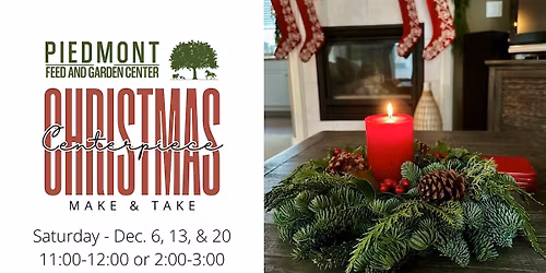 Christmas Centerpiece Workshop