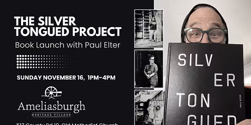 The Silver Tongued Project Book Launch with Paul Elter
