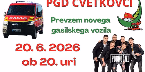 Prevzem novega gasilskega vozila