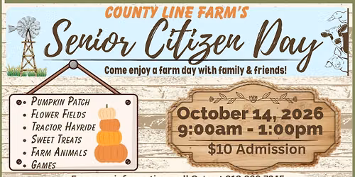 Senior Citizen\u2019s Day at County Line Farm