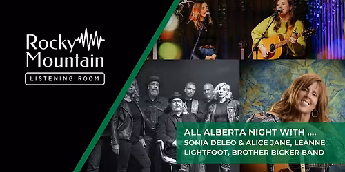 All Alberta Concert at Rocky Mountain Listening Room