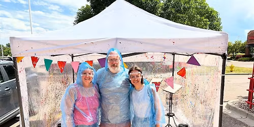 Splatter Paint Tent at Something Brewery