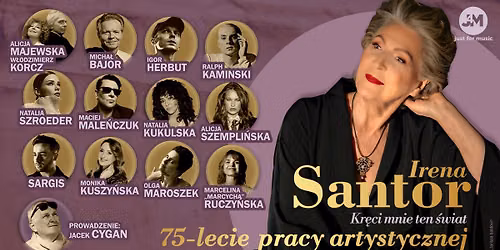 Irena Santor - Jubileusz 75-lecia pracy artystycznej - Warszawa - 21.09.2026