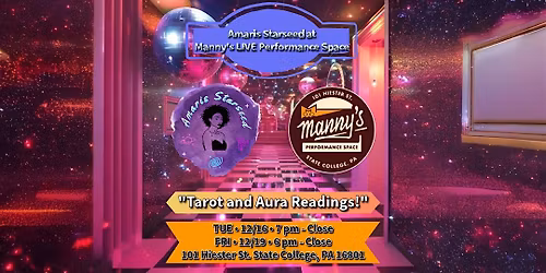 Amaris Starseed at Manny's LIVE Performace Space!