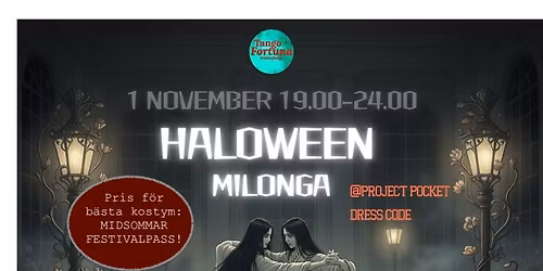 Halloween knytis och milonga