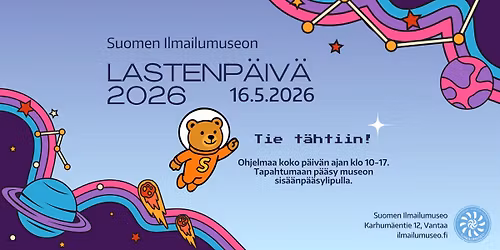 Suomen Ilmailumuseon Lastenp\u00e4iv\u00e4 2026
