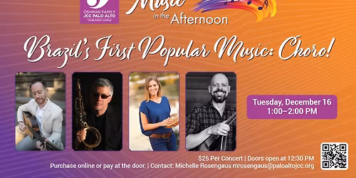 Brazil's First Popular Music: Choro!, Music in the Afternoon