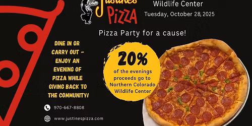 Eat Pizza. Save Wildlife! @ Justine's Pizza
