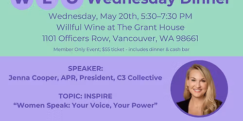 WEO May Dinner (Member Only Event)