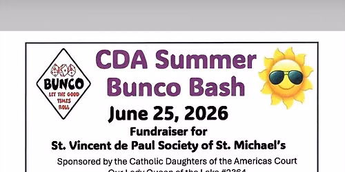CDA Summer Bunco Bash