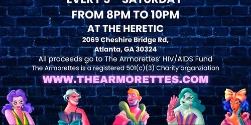 The Armorettes December Monthly Charity Show @Heretic