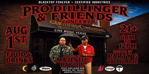 PRO DILLINGER & FRIENDS CONCERT