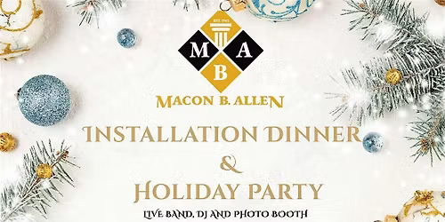 Installation Dinner & Holiday Party