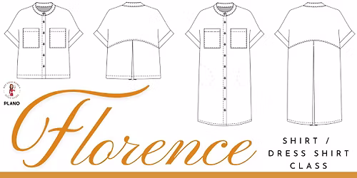 Florence Shirt \/ Shirtdress Garment Making Class