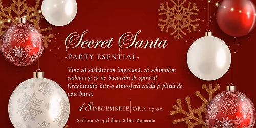 SIBIU - Secret Santa Party Esen\u021bial\ud83c\udf85