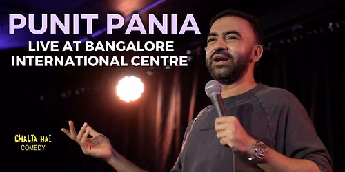 Punit Pania Live at Banglaore International Centre