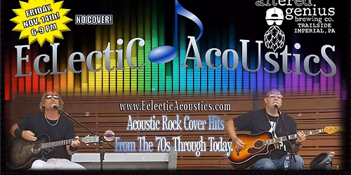 Eclectic Acoustics LIVE at Altered Genius Brewing Co. Trailside - Imperial, PA