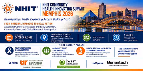 NHIT Community Health Innovation Summit: Memphis 2026