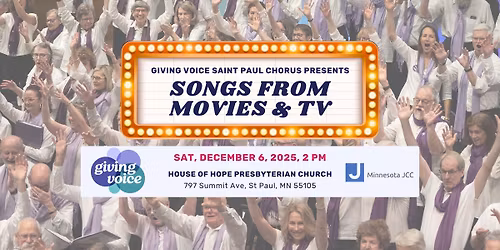 Giving Voice Saint Paul Chorus Concert