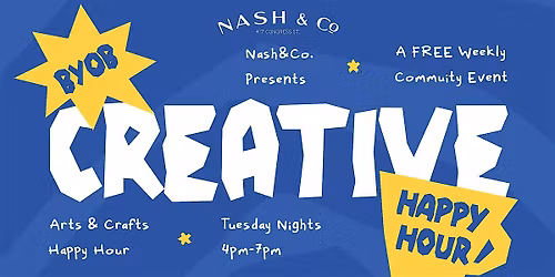 Creative Happy Hour at Nash and Co.