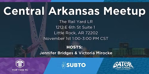 Arkansas Investor Meetup \u2013 Countdown to the Creative Nation Tour!