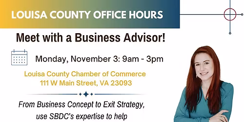 CVSBDC Louisa Appointments