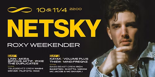 NETSKY WEEKENDER \u221e ROXY PRAGUE