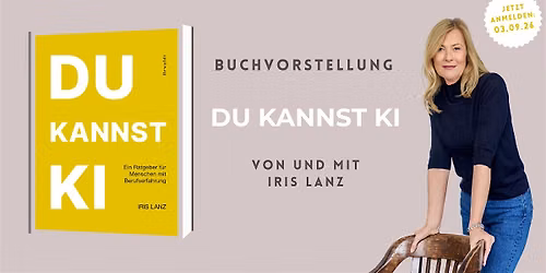 Buchvorstellung "Du kannst KI" - Iris Lanz