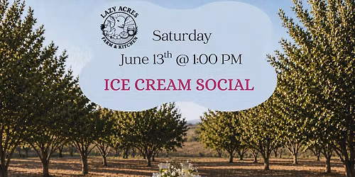 Old-Fashioned Ice Cream Social