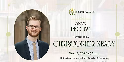 Organ Recital with Christopher Keady