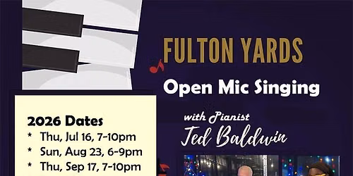 9\/17\/26 Open Mic Sing\ud83c\udfa4 - Showtunes & More!
