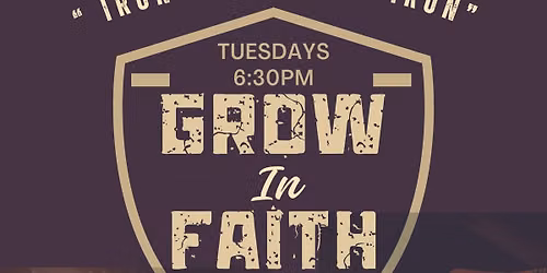 "Iron Strengthens Iron": Grow in Faith Bible Study