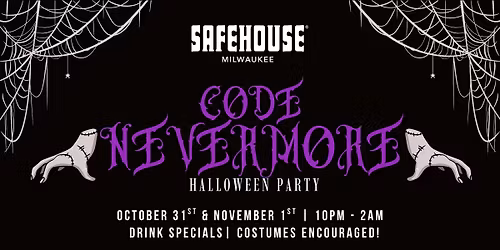 Halloween Party at SafeHouse: Code Nevermore