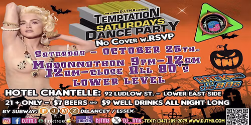 Madonnathon: Haunted 80s Halloween Bash