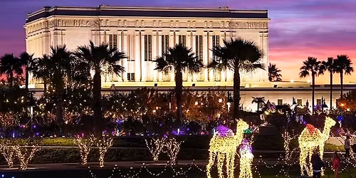 Mesa Temple Christmas Lights
