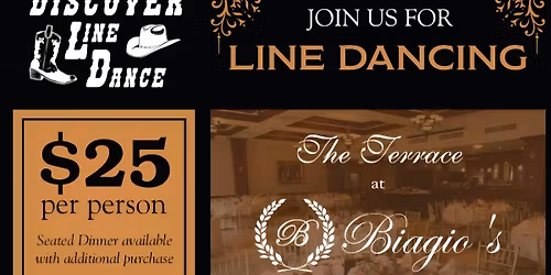 Line Dancing Night at The Terrace at Biagio's
