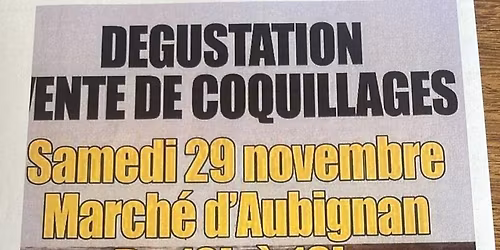 dégustation de coquillages