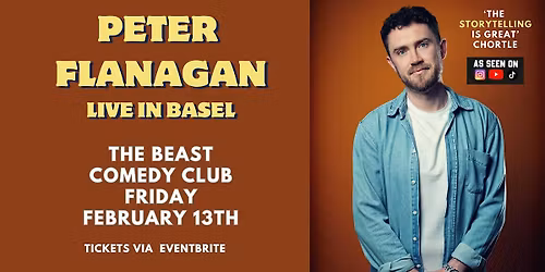 Peter Flanagan: Irish Comedian (Live in Basel!)