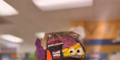 Masked: Wearable Felt Sculptures