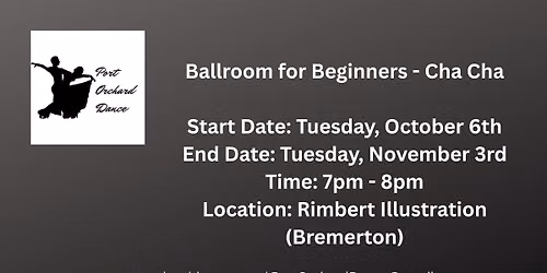 Ballroom for Beginners - Cha Cha (Five Weeks)
