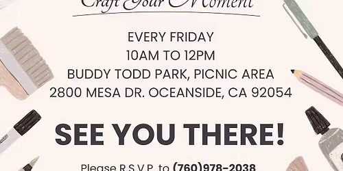 Craft Workshop - Every Friday