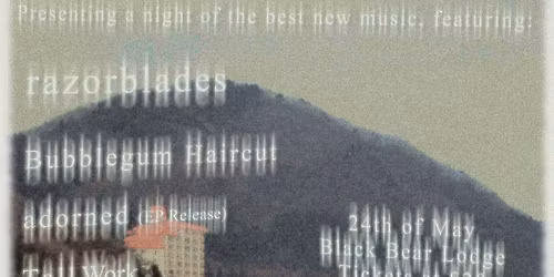 razorblades, Bubblegum Haircut, Adorned and Tall Work live at The Black Bear Lodge