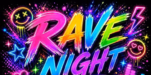 Rave Skate Night (Neon\/Glow\/Electronic Dance Music)