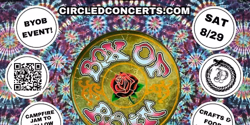 BOX OF RAIN - Essential GD '68-'74- LNC OUTDOOR CONCERT + Late Night Camp Fire Jam