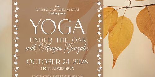 Yoga Under the Oak with Maegan Gonzales