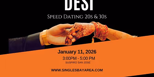 DESI SPEED DATING 20s & 30s