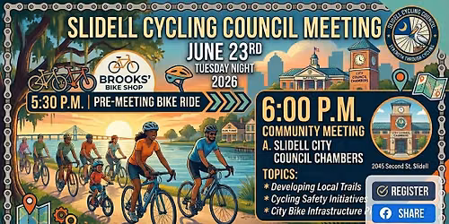 Slidell cycling council meeting 